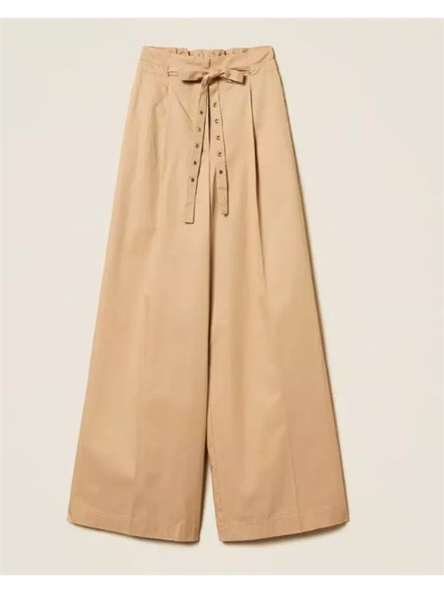 Pantalone palazzo con pieghe Twinset TWINSET | 261TT201412145