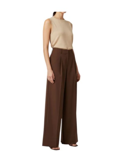 Pantalone in cotone a gamba larga Twinset TWINSET | 261TT215012110
