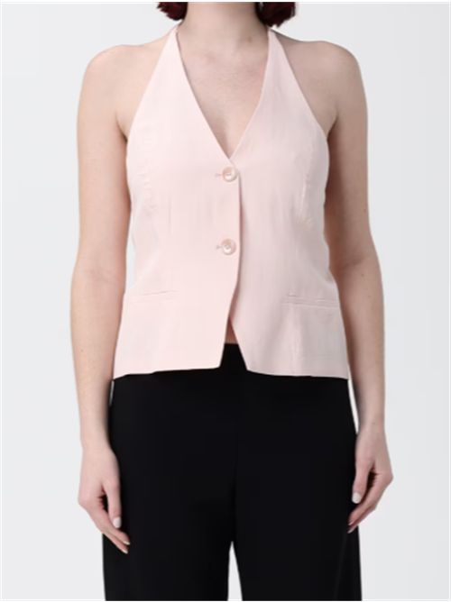 Gilet corto in misto lino Twinset TWINSET | 261TT255113144