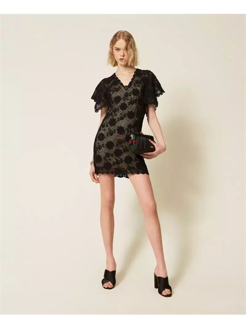 Abito corto in maglia floreale Twinset TWINSET | 261TT316000006