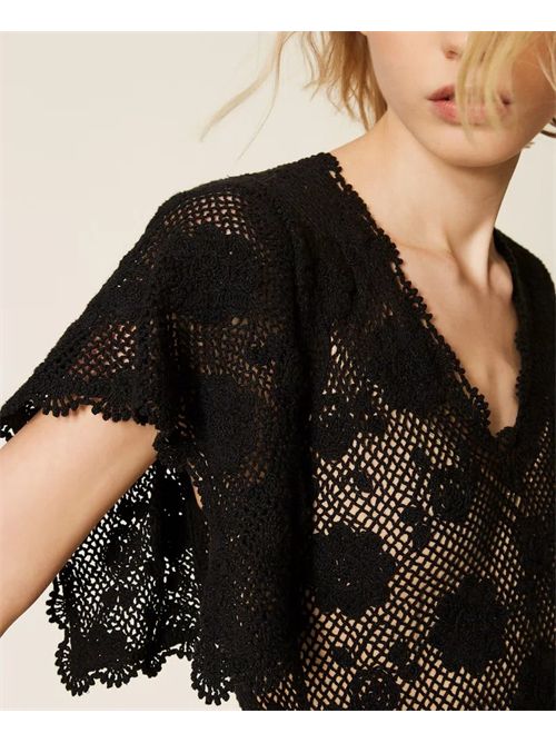 Abito corto in maglia floreale Twinset TWINSET | 261TT316000006