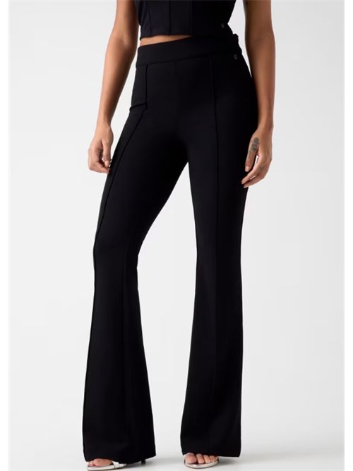 Pantalone flare Evelina Guess GUESS | W4YB01-KCBO2JBLK