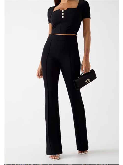 Pantalone flare Evelina Guess GUESS | W4YB01-KCBO2JBLK