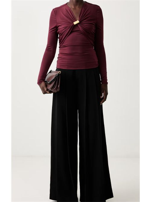 Pantaloni palazzo plissettati wide leg Marciano MARCIANO | G6YB12-W3205JBLK
