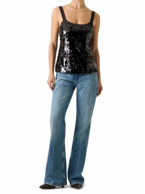 Top con paiillettes Marciano MARCIANO | G6YP06-K4591JBLK