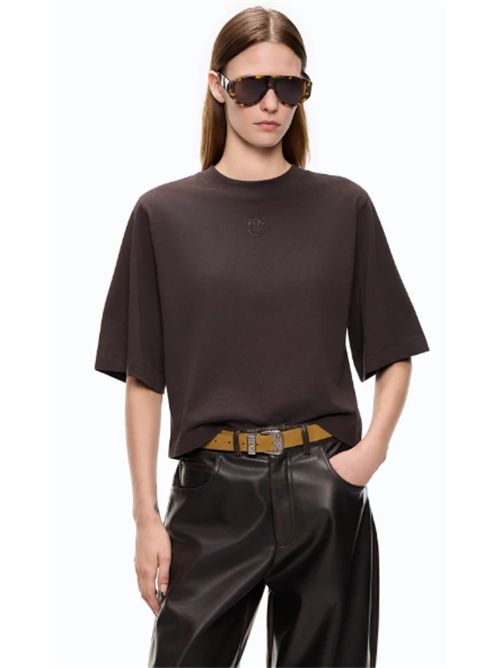 T-shirt con maniche ampie e logo Love Birds Pinko PINKO | 104604-A3HML72