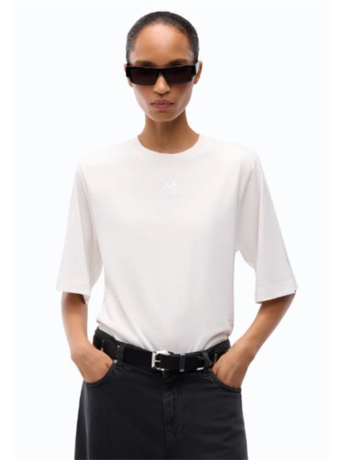 T-shirt con maniche ampie e logo Love Birds Pinko PINKO | 104604-A3HMZ05