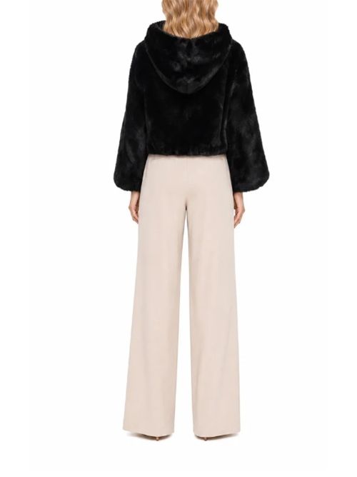 Giacca blouson effetto pelliccia con cappuccio aspen Cadetia Pinko PINKO | 107054-A3C5Z99