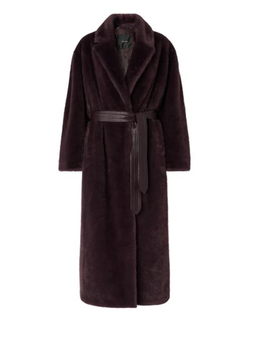 Cappotto lungo effetto pelliccia con cintura Calendula Pinko PINKO | 107168-A3FKL72