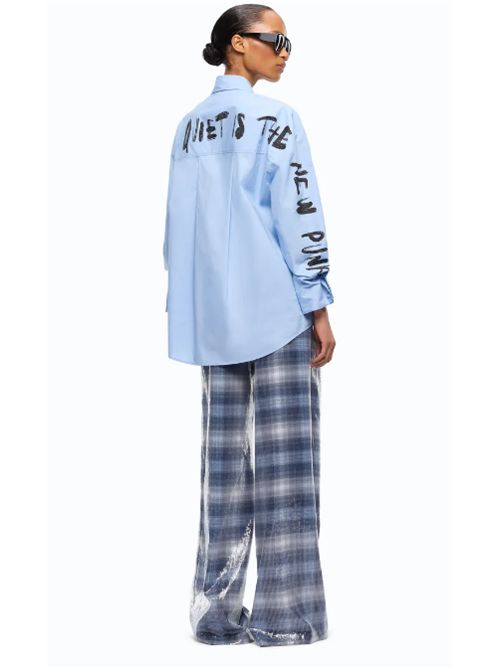 Camicia in cotone Quiet Is The New Punk Clementi Pinko PINKO | 107218-A3HAG52