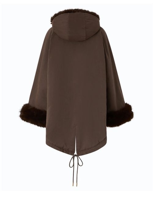 Parka in cotone con dettagli effetto pelliccia Patria Pinko PINKO | 107231-A3GVL64