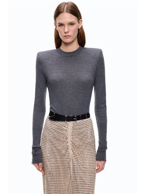 Maglia in lana merino con spalline rimovibili Lubecca Pinko PINKO | 107246-A3FYI76