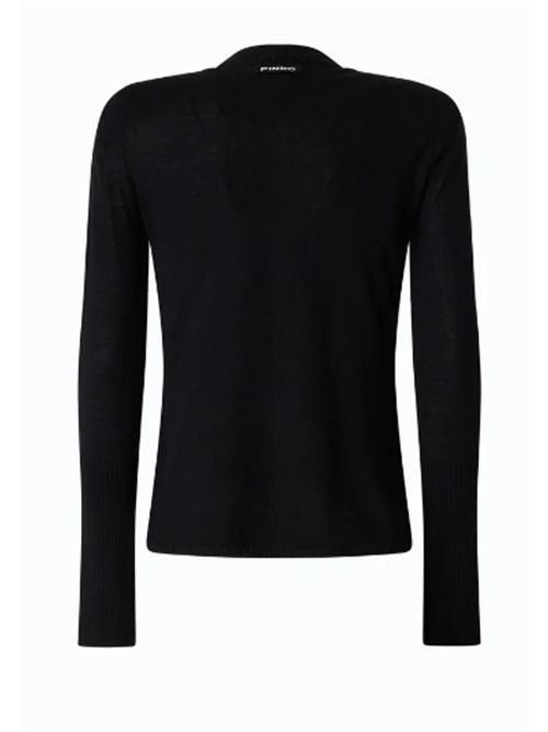 Maglia in lana merino con spalline rimovibili Lubecca Pinko PINKO | 107246-A3FYZ99