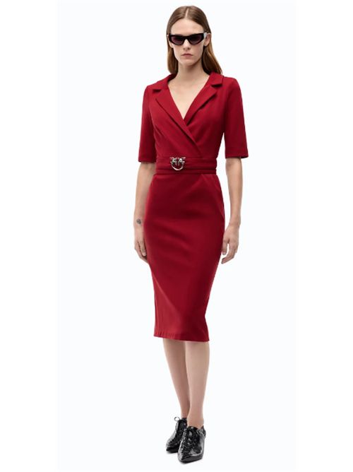 Abito aderente con cintura Love Birds Arnebia Pinko PINKO | 107475-A3AHR59