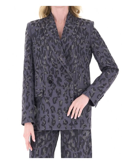 Giacca doppiopetto con strass e motivo Jaguar Pinko PINKO | 107519-A3GOI90