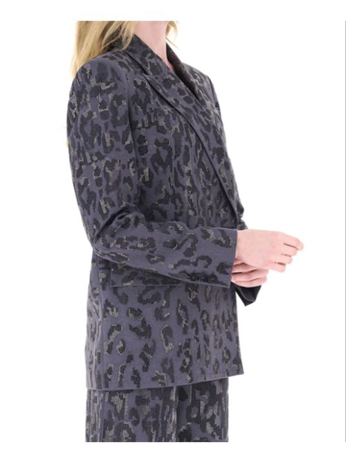 Giacca doppiopetto con strass e motivo Jaguar Pinko PINKO | 107519-A3GOI90