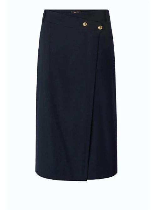 Gonna longuette in diagonale in misto lana Marzemino Pinko PINKO | 107713-A3MSG03