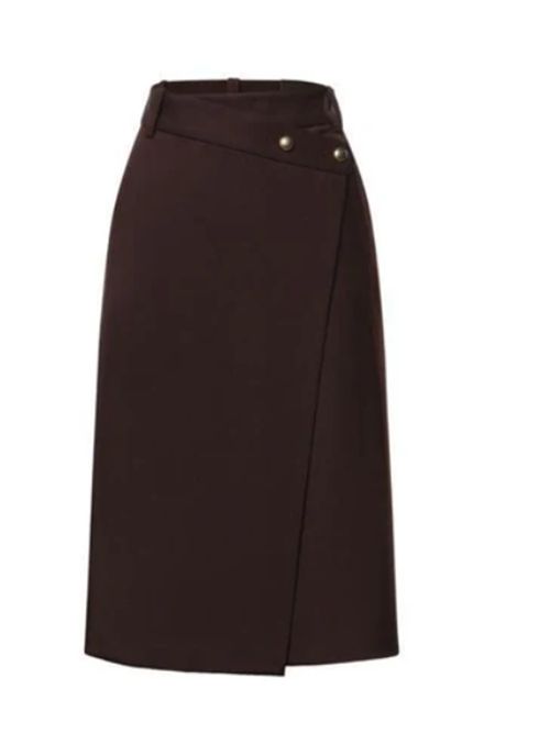 Gonna longuette in diagonale in misto lana Marzemino Pinko PINKO | 107713-A3MSM04
