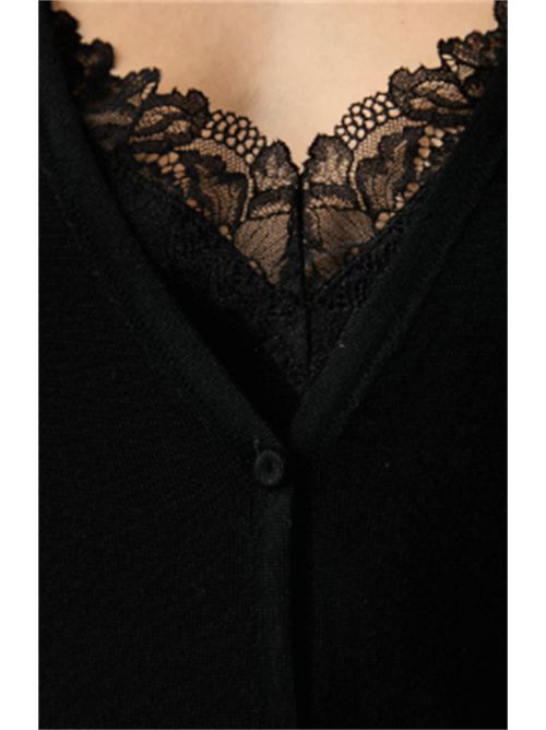 Abito midi in lana con dettagli in pizzo Ululato Pinko PINKO | 107772-A3O1Z99