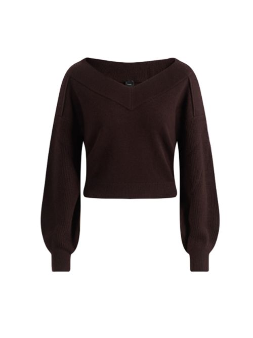 Maglia in pura lana con scollo a V e spalle cadute Ringhio Pinko PINKO | 107874-A3P4M04