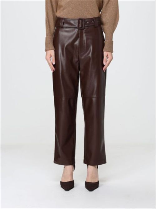 Pantalone in pelle con cintura Twinset TWINSET | 262TP205113411