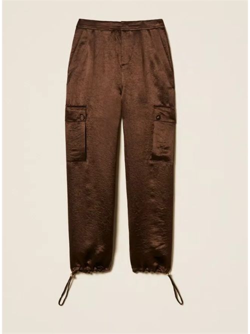 Pantalone cargo in rasoTwinset TWINSET | 262TP210113411