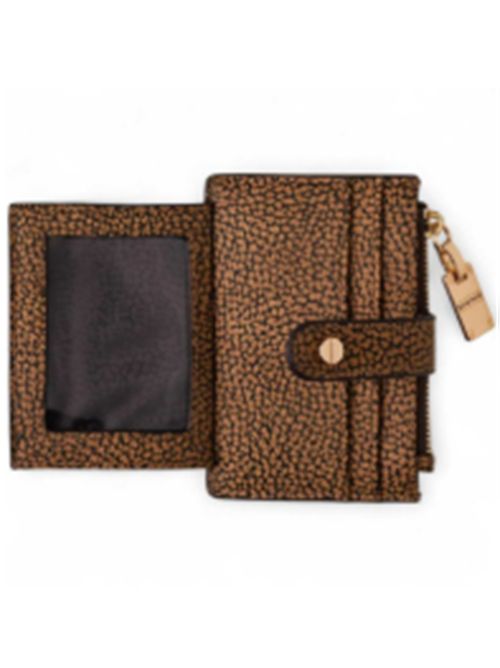 Porta carte di credito con zip Borbonese Borbonese | 91020006306