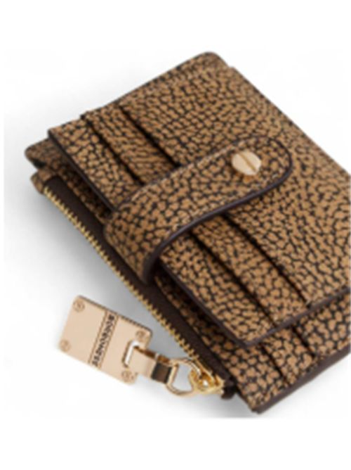 Porta carte di credito con zip Borbonese Borbonese | 91020006306