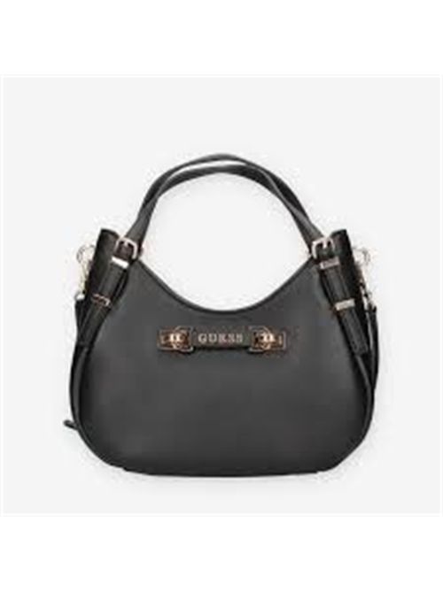 Borsa a tracolla nera  BAGS COMP SATCH SATCHEL GUESS GUESS | HWBG96-44050BLA