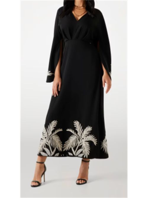 ABITO ANGELE DRESS LONG LS LUNGO GUESS