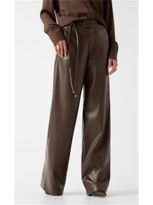 Pantalone gamba larga in similpelle  Gladys Marciano MARCIANO | 5BGB08-7389AG1DL