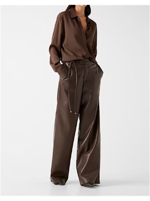 Pantalone gamba larga in similpelle  Gladys Marciano MARCIANO | 5BGB08-7389AG1DL