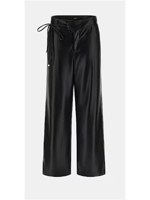 GLADYS LEG PANT PANTALONI WIDE GUESS MARCIANO | 5BGB08-7389AJBLK