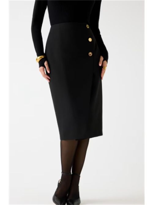 Gonna midi a portafoglio twill Dalia Marciano MARCIANO | 5BGD04-7046AJBLK