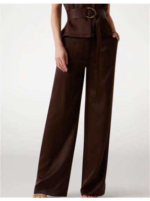 BELTED IVA PANTALONI STRAIGHT GUESS MARCIANO | 5YGB17-7350AA10B