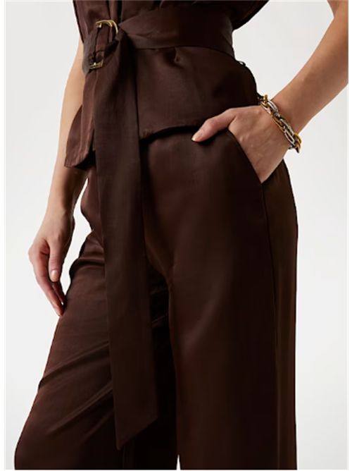 BELTED IVA PANTALONI STRAIGHT GUESS MARCIANO | 5YGB17-7350AA10B