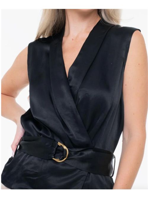 Blusa Smanicata Iva con Fusciacca Marciano by Guess MARCIANO | 5YGH15-7350AJBLK