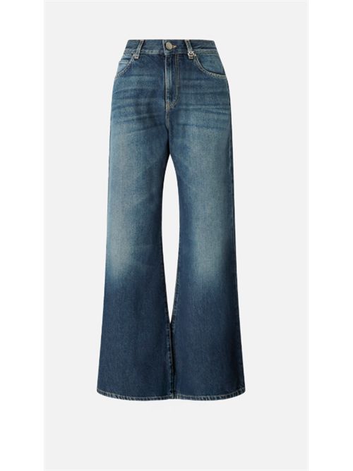 Pantalone Jeans wide leg in denim soft Wanda Pinko PINKO | 101733-A2RQPJZ
