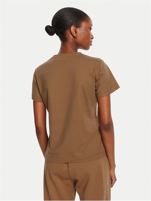 T-shirt con ricamo logo Love Birds in cristalli Pinko PINKO | 103320-A2RN-M10