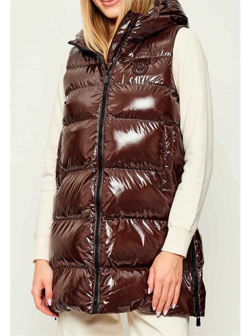 Gilet con cappuccio crystal nylon Graffetta Pinko PINKO | 103825-A2P7-M22