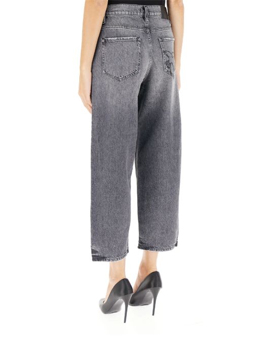 Pantalone jeans cinque tasche balloon-fit in denim di cotone e lyocel Pinko PINKO | 103857-A2RYPJ9