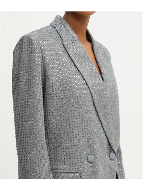 Blazer Doppiopetto con Strass Applicati Deledda Pinko PINKO | 104456-A287I99