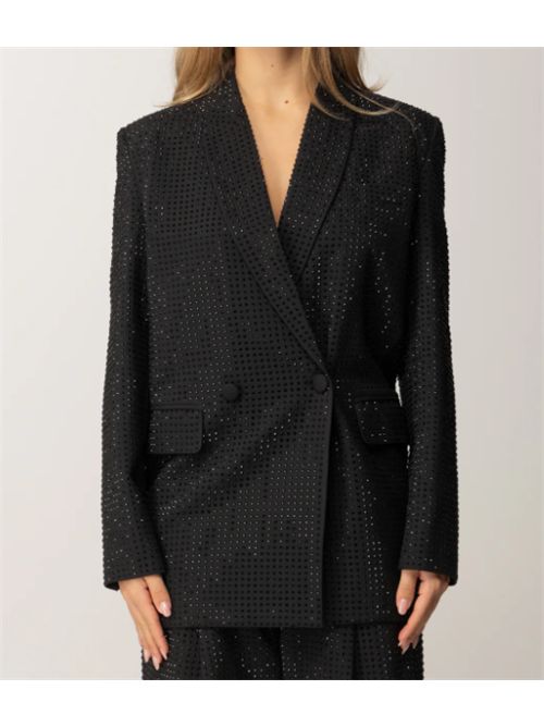 Blazer Doppiopetto con Strass Applicati Deledda Pinko PINKO | 104456-A287Z99