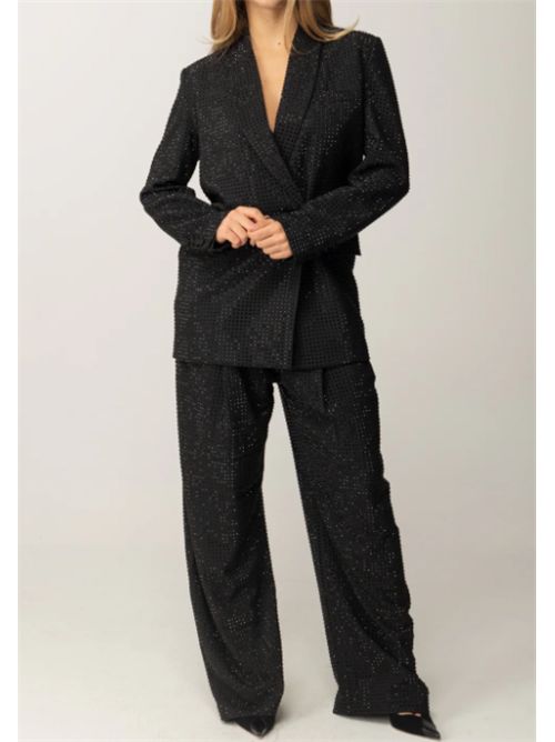 Blazer Doppiopetto con Strass Applicati Deledda Pinko PINKO | 104456-A287Z99
