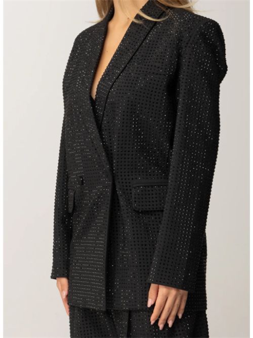 Blazer Doppiopetto con Strass Applicati Deledda Pinko PINKO | 104456-A287Z99