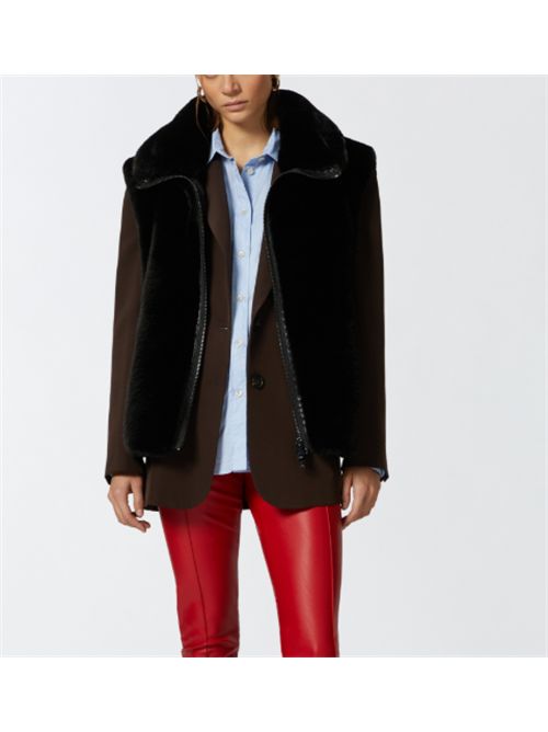 Giacca Gilet in pelliccia sintetica con collo alto Pinko PINKO | 105107-A2KV-Z99