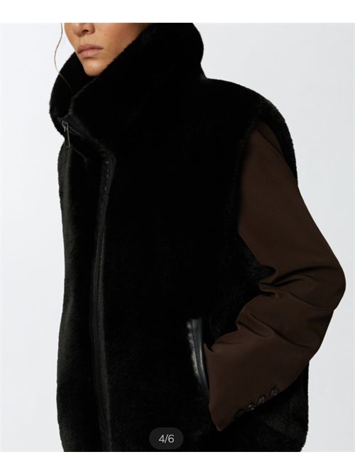 Giacca Gilet in pelliccia sintetica con collo alto Pinko PINKO | 105107-A2KV-Z99