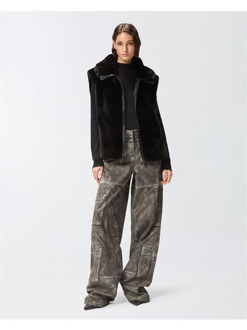 Gilet effetto pelliccia con zip Pinko PINKO | 105107-A2WN-Z99