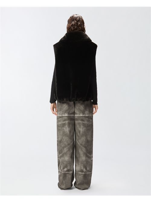 Gilet effetto pelliccia con zip Pinko PINKO | 105107-A2WN-Z99