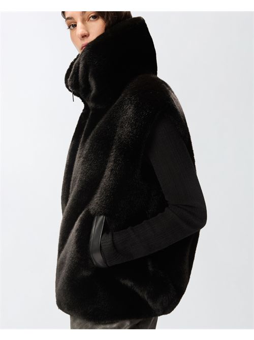 Gilet effetto pelliccia con zip Pinko PINKO | 105107-A2WN-Z99
